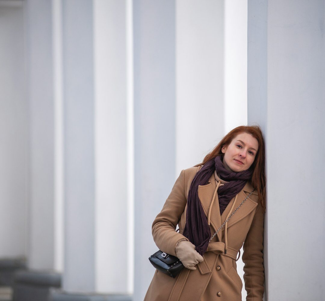 Portrait of a young woman, former student and reporter